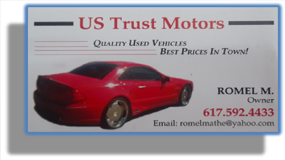 US Trust Motors Quality Used Vehicles, Best Prices In Town!, US Trust Motors Quality Used Vehicles Contact: 617.592.4433. https://ustrustmotors.wordpress.com/